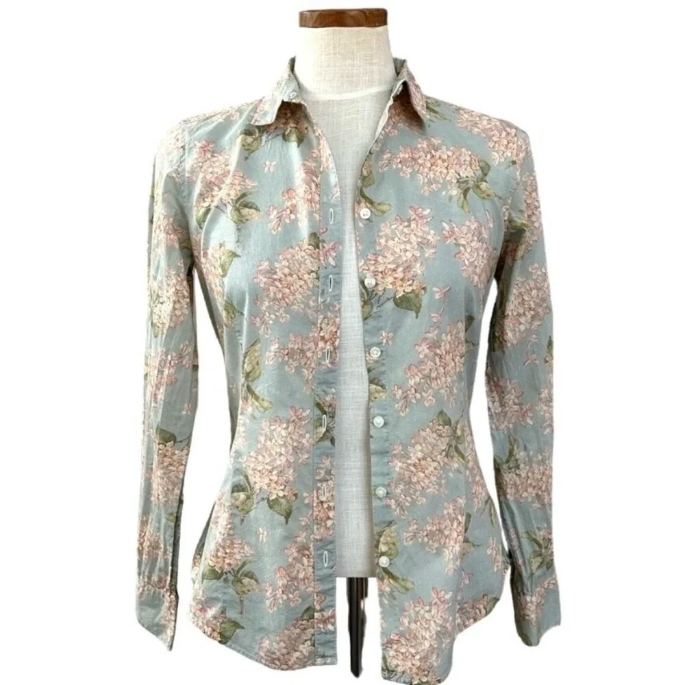 Liberty Art Fabric + Brooks Brother’s Floral Button-Front Long-Sleeve Shirt - Picture 2 of 11